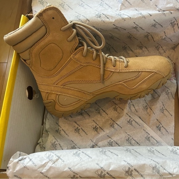 Belleville Boots 7.5 Tactical Research TR303 Suede Desert Tan Combat Military - Picture 9 of 16